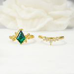 SR17116 Emerald Ring - Additional view
