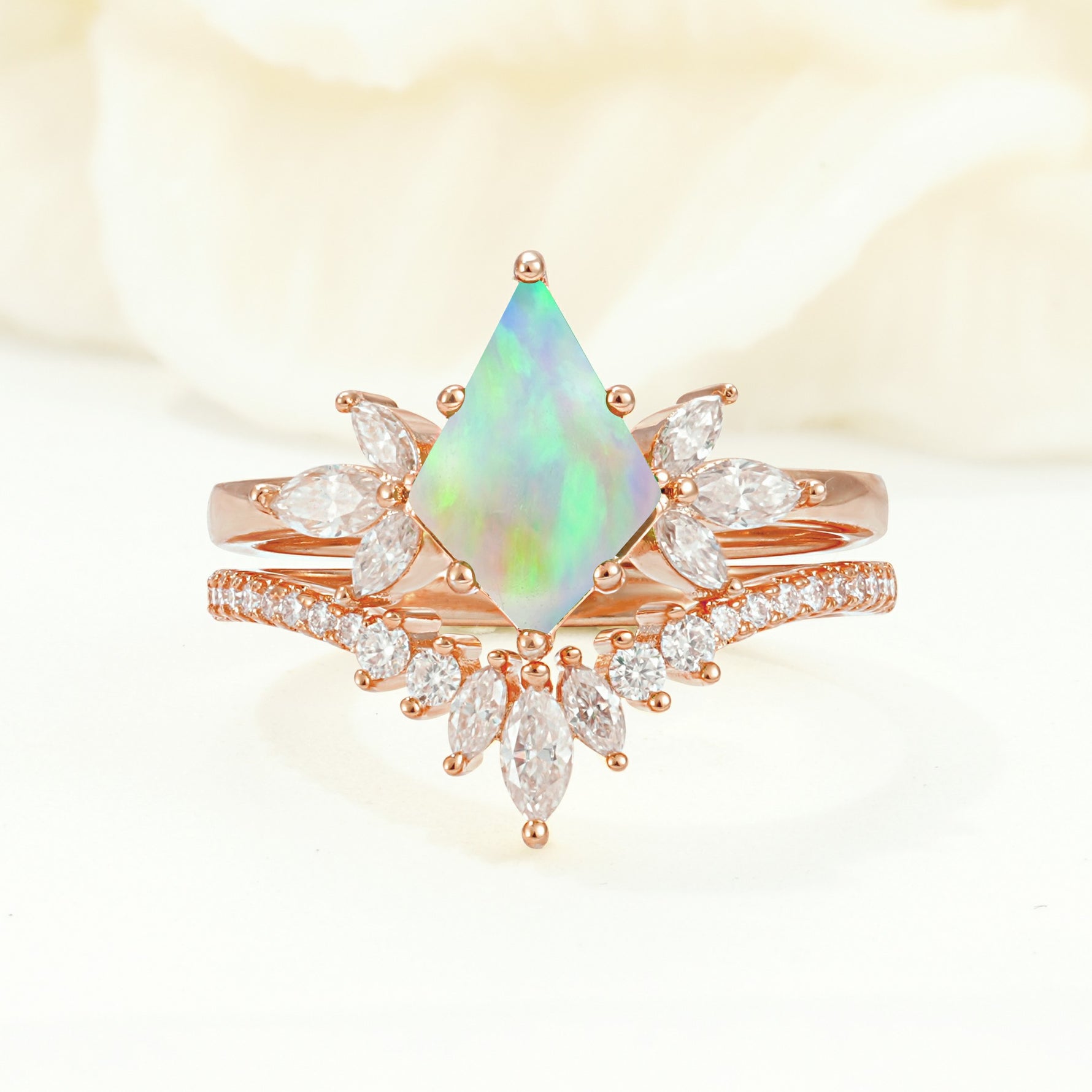 SR17117 Fire Opal Ring - Additional view