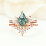 SR17117 Moss Agate Ring - Additional view