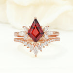 SR17117 Garnet Ring - Additional view