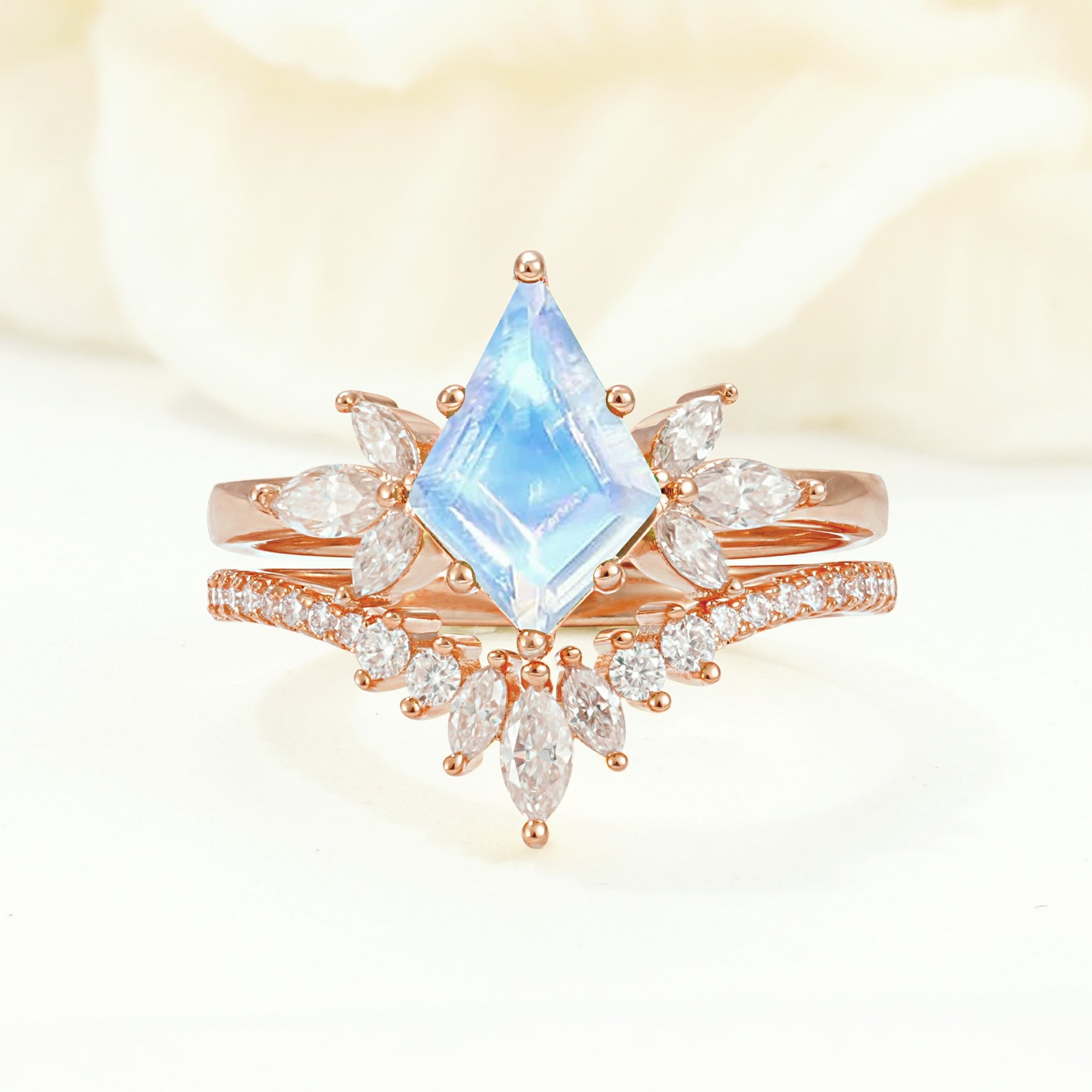 SR17117 Moonstone Ring - Additional view