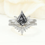 SR17117 Black Rutilated Quartz Ring - Additional view