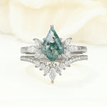 SR17117 Moss Agate Ring - Additional view