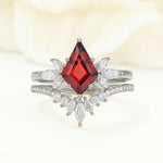 SR17117 Garnet Ring - Additional view