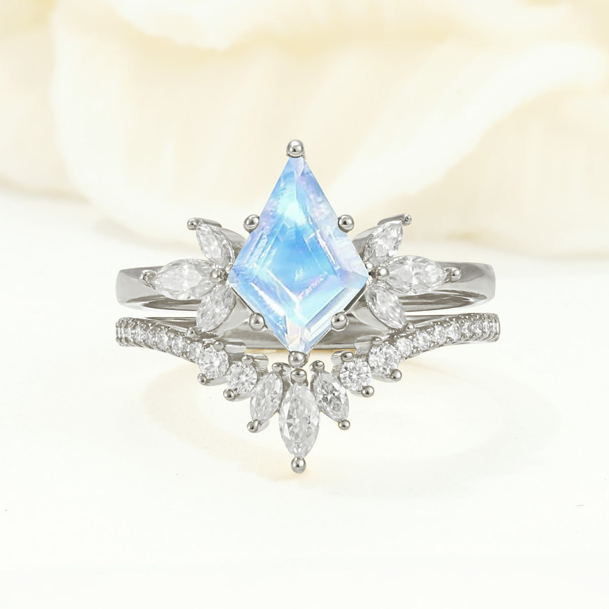SR17117 Moonstone Ring - Additional view