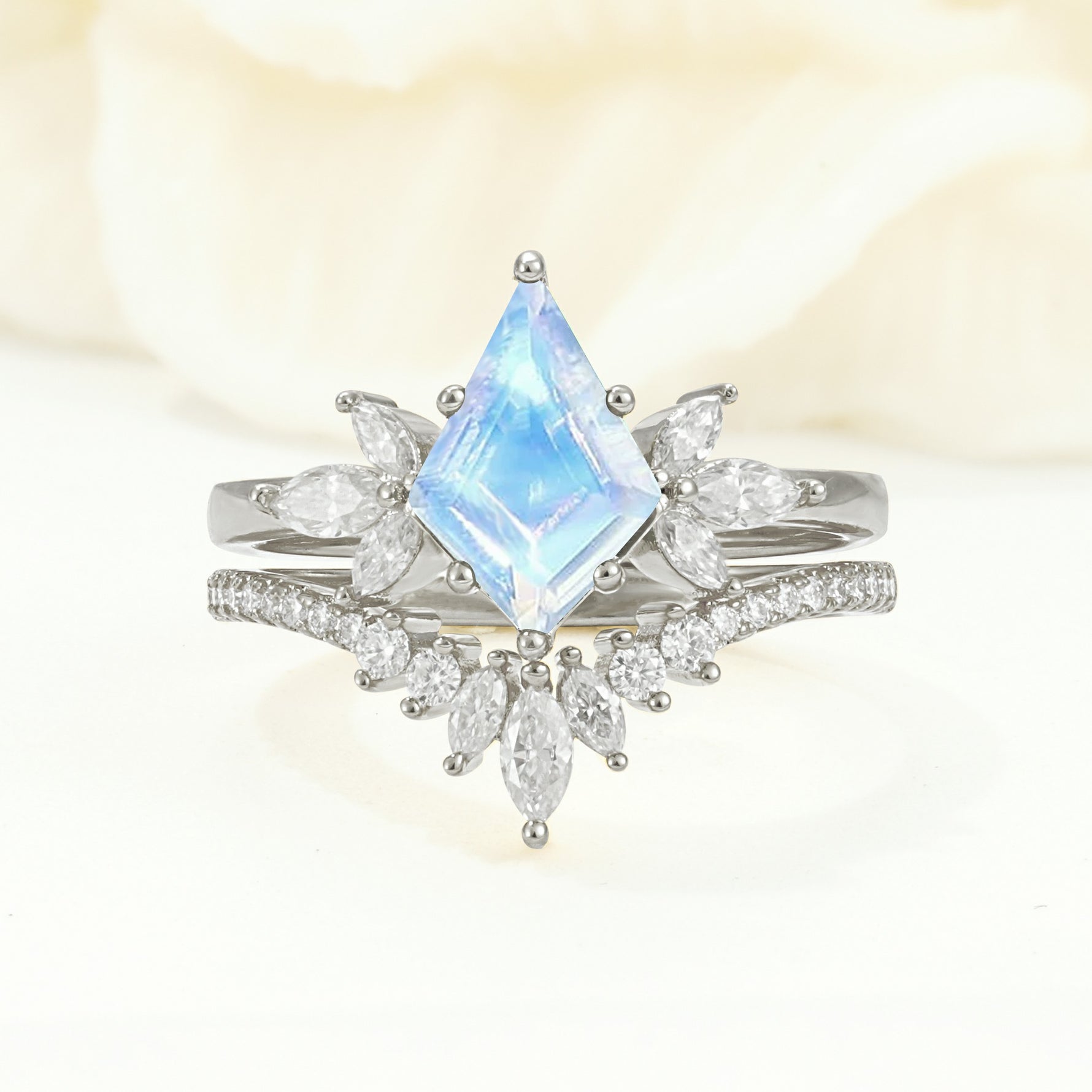 SR17117 Moonstone Ring - Additional view