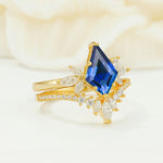 SR17117 Sapphire Ring - White-Gold