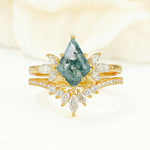 SR17117 Moss Agate Ring - Additional view