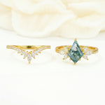 SR17117 Moss Agate Ring - Additional view