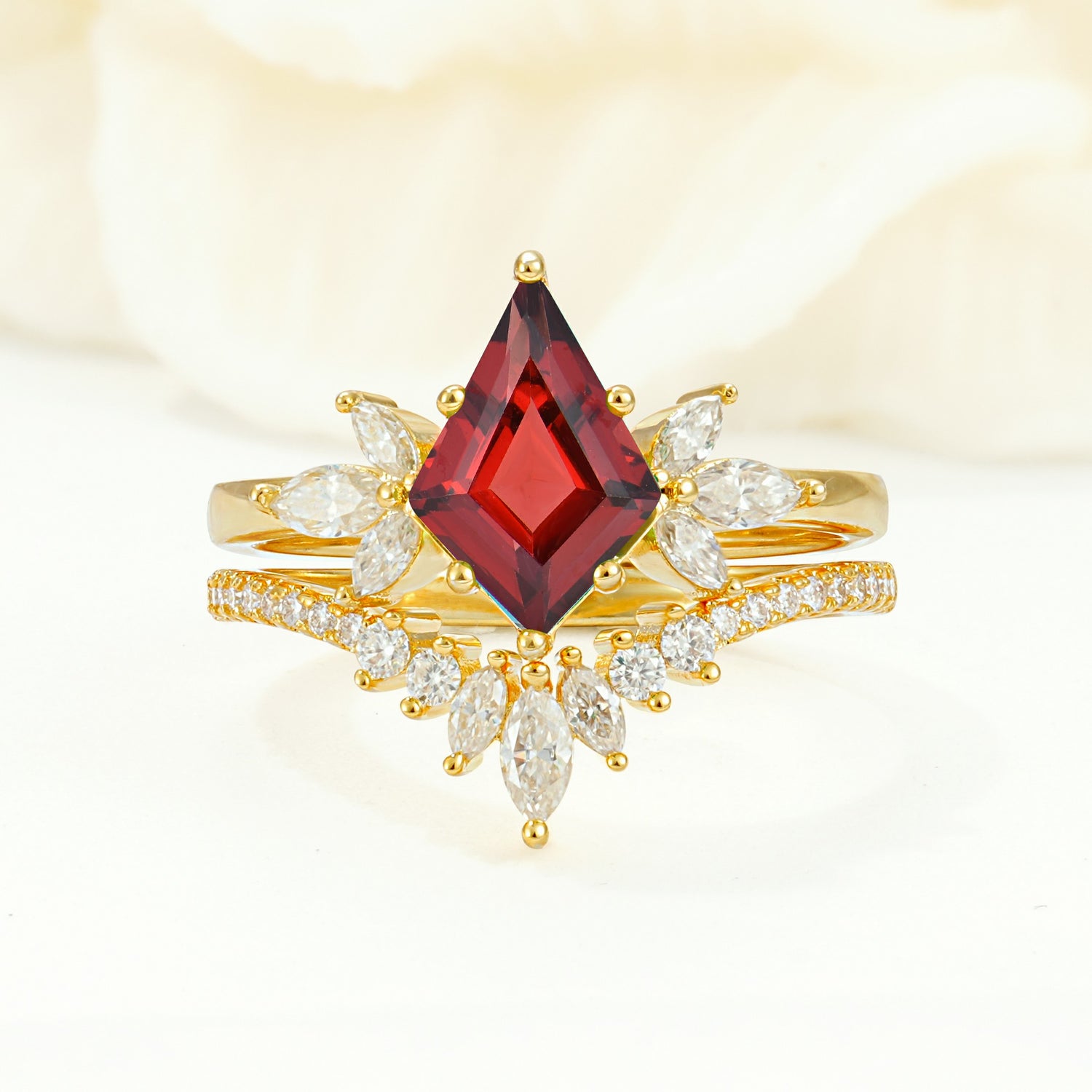 SR17117 Garnet Ring - Additional view