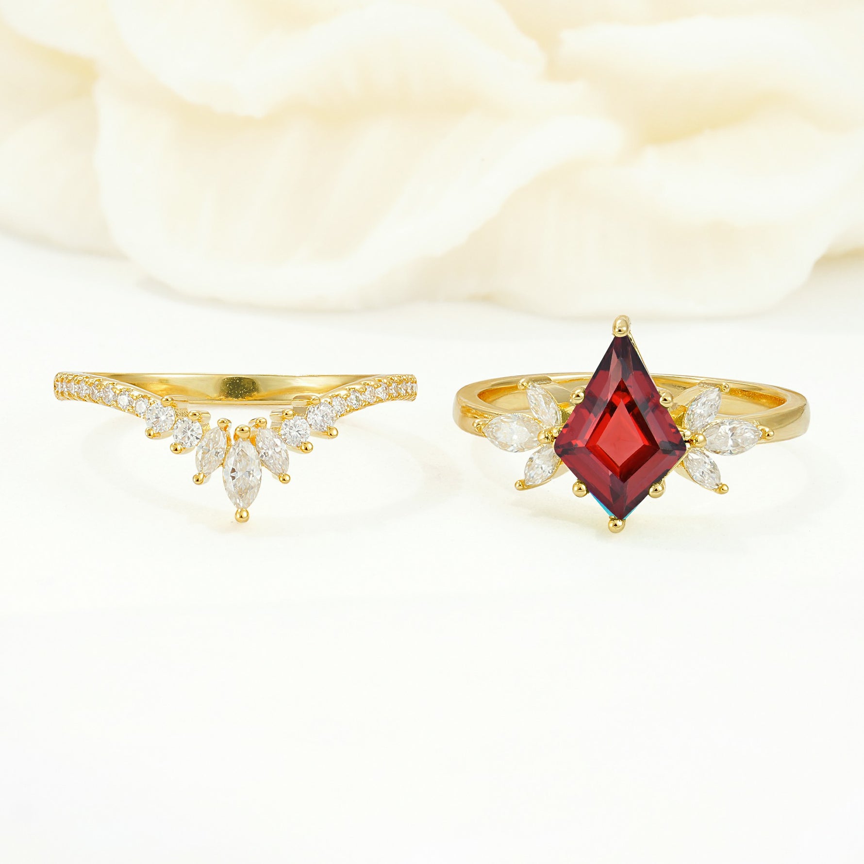 SR17117 Garnet Ring - Additional view