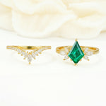 SR17117 Emerald Ring - Additional view