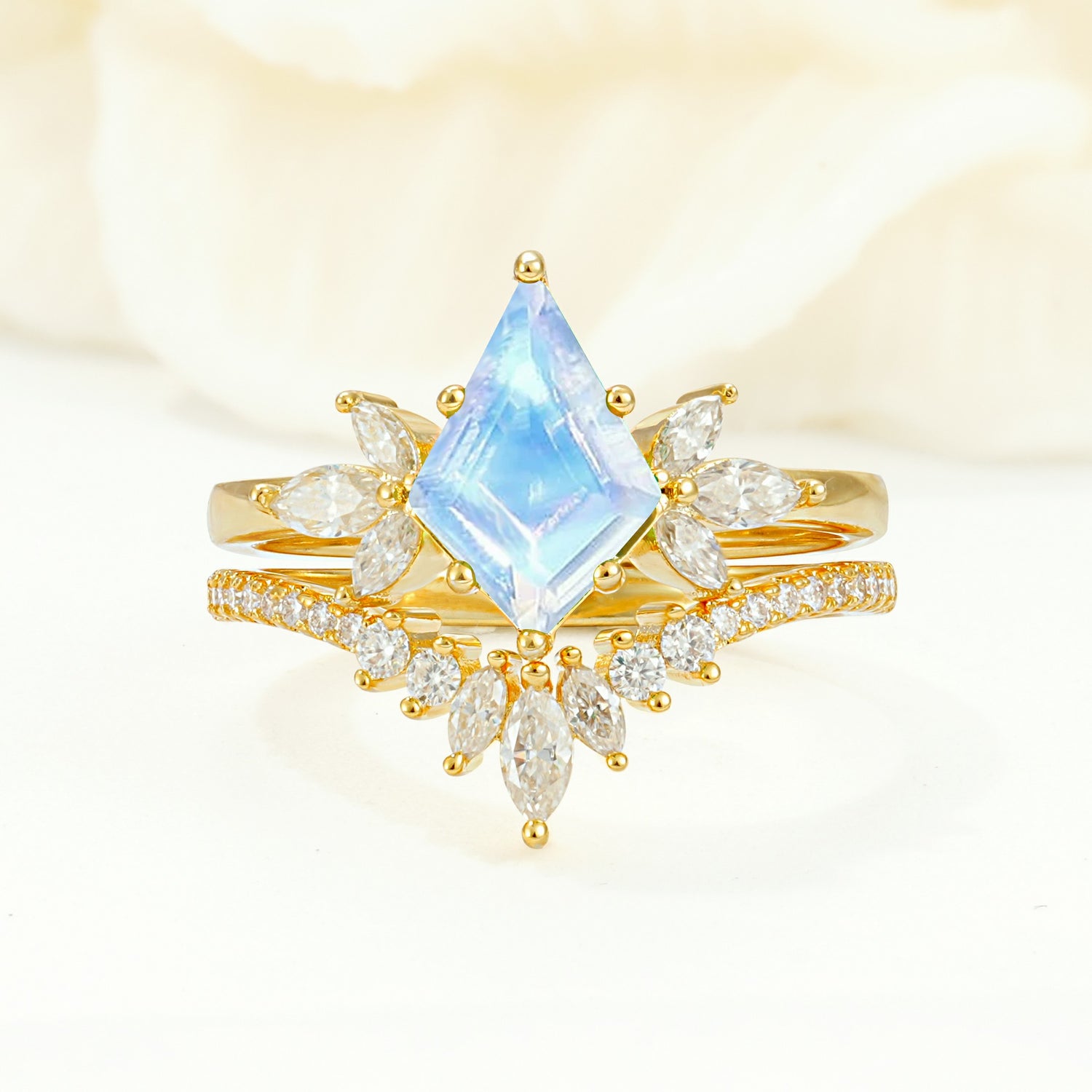 SR17117 Moonstone Ring - Additional view