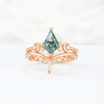 SR17118 Moss Agate Ring - Additional view