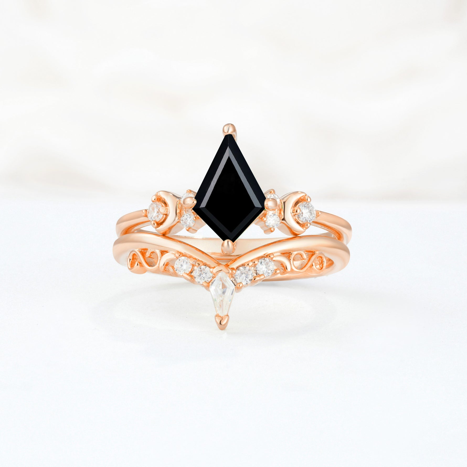 SR17118 Black Onyx Ring - Additional view