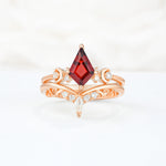 SR17118 Garnet Ring - Additional view