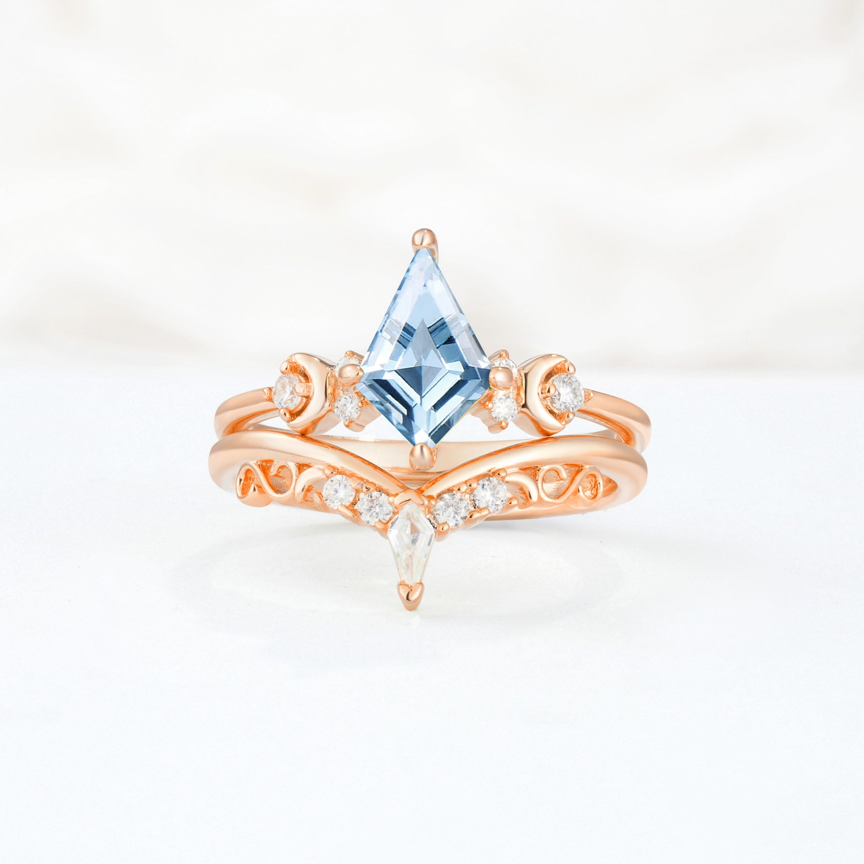 SR17118 Aquamarine Ring - Additional view