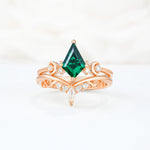 SR17118 Emerald Ring - Additional view