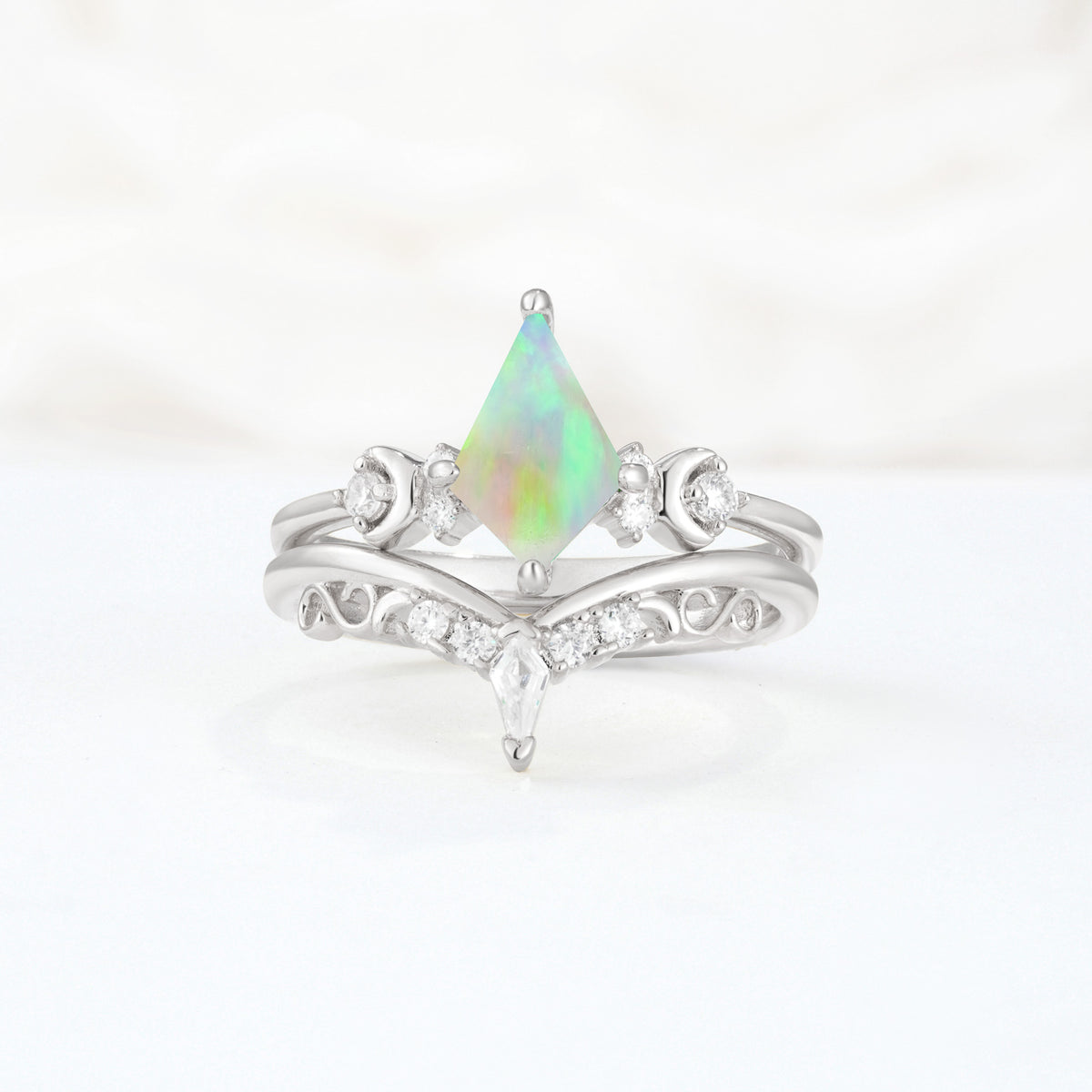 SR17118 Fire Opal Ring - Additional view