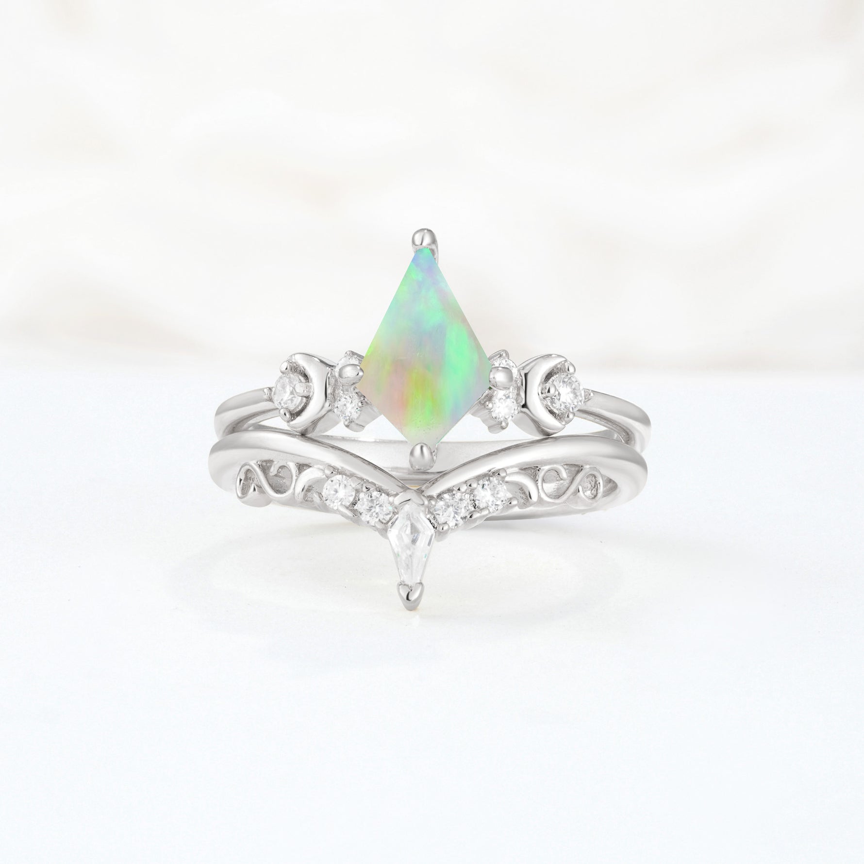 SR17118 Fire Opal Ring - Additional view
