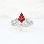 SR17118 Garnet Ring - Additional view
