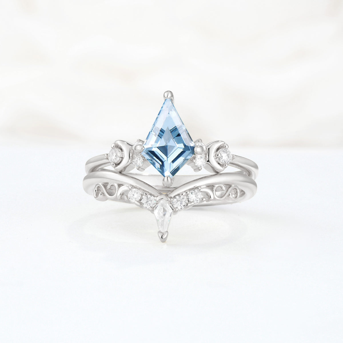 SR17118 Aquamarine Ring - Additional view
