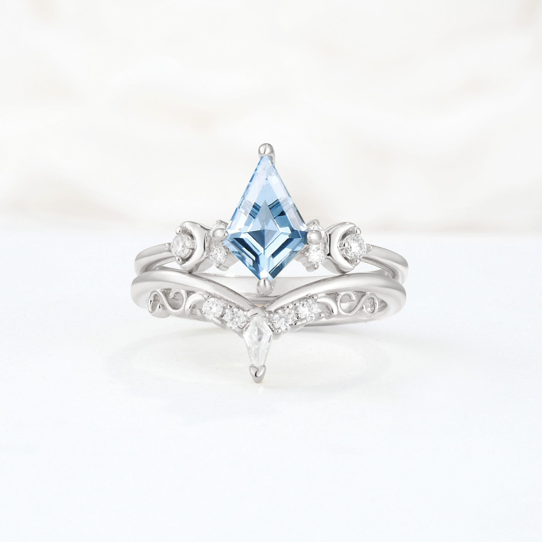 SR17118 Aquamarine Ring - Additional view