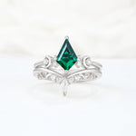 SR17118 Emerald Ring - Additional view