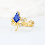 SR17118 Sapphire Ring - White-Gold