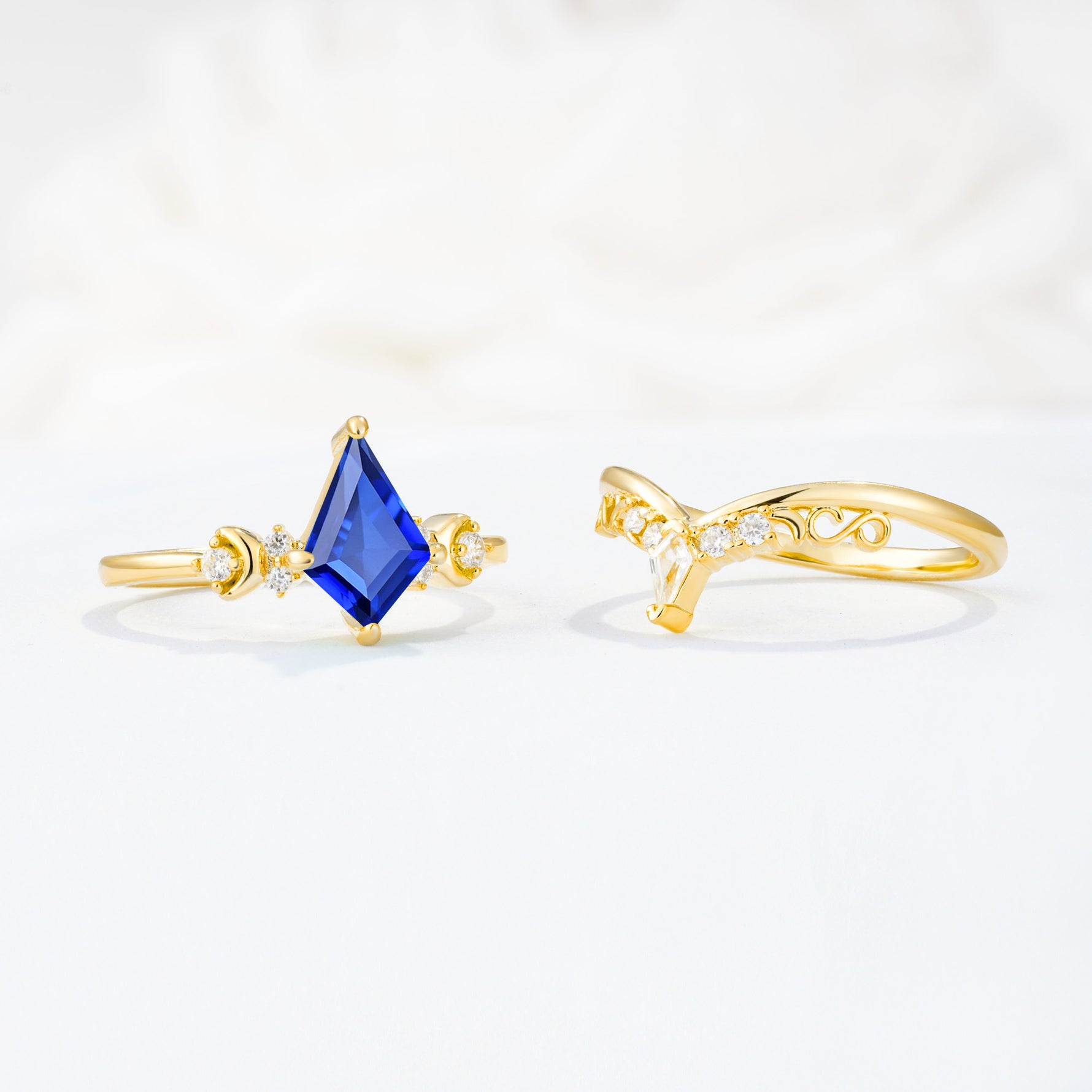 SR17118 Sapphire Ring - Additional view