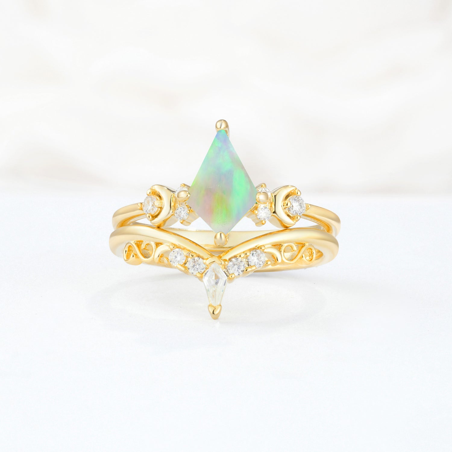 SR17118 Fire Opal Ring - Additional view