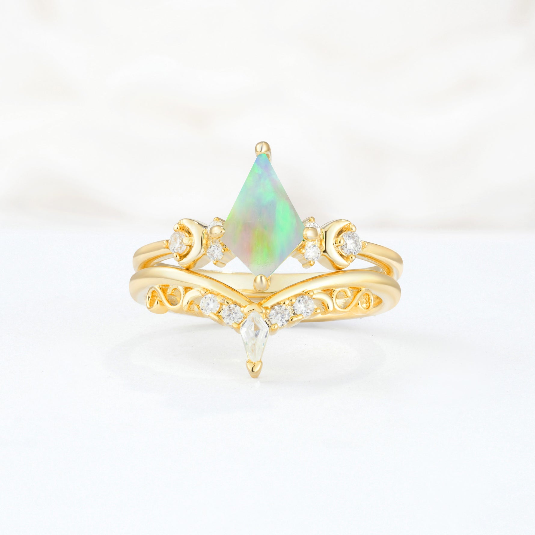 SR17118 Fire Opal Ring - Additional view