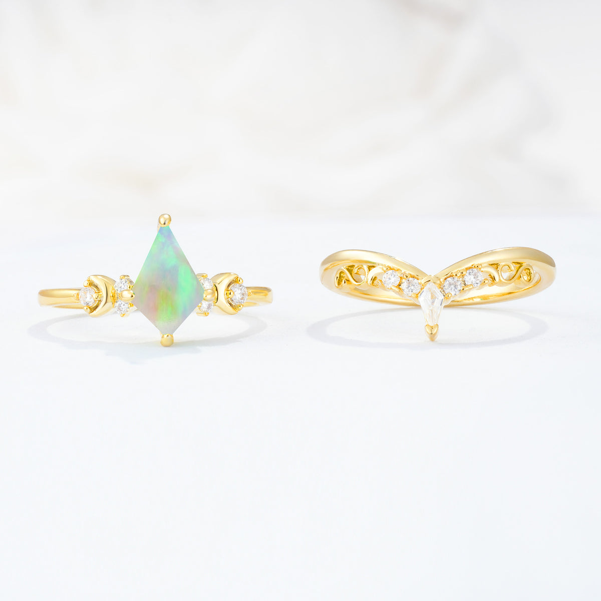 SR17118 Fire Opal Ring - Additional view