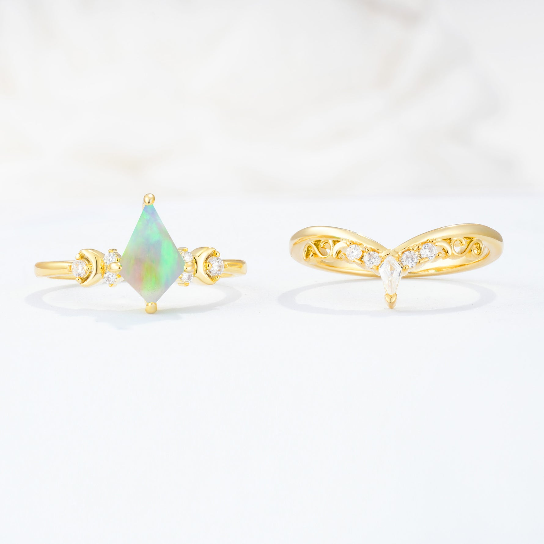 SR17118 Fire Opal Ring - Additional view