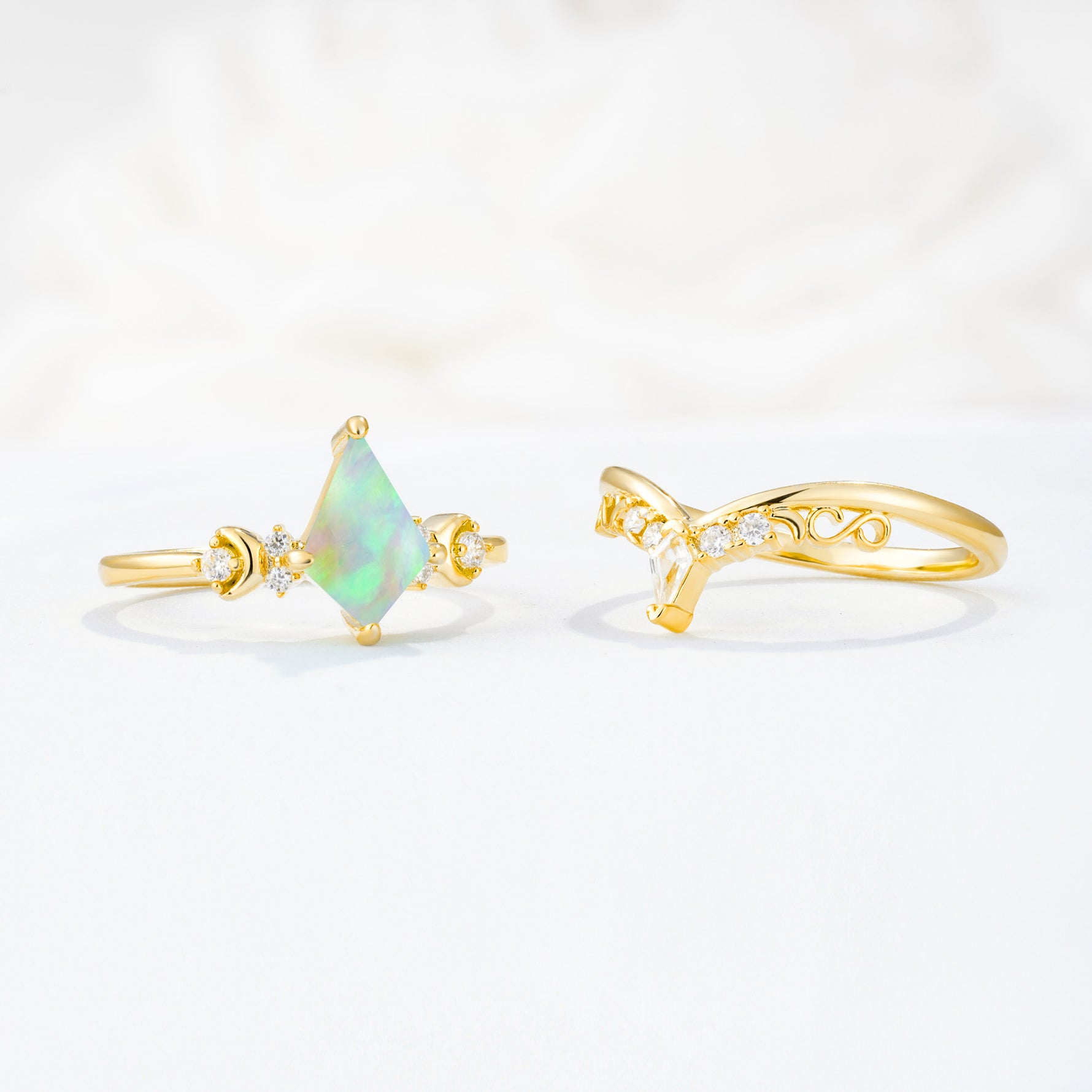 SR17118 Fire Opal Ring - Additional view