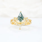 SR17118 Moss Agate Ring - Additional view