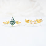 SR17118 Moss Agate Ring - Additional view