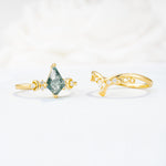 SR17118 Moss Agate Ring - Additional view