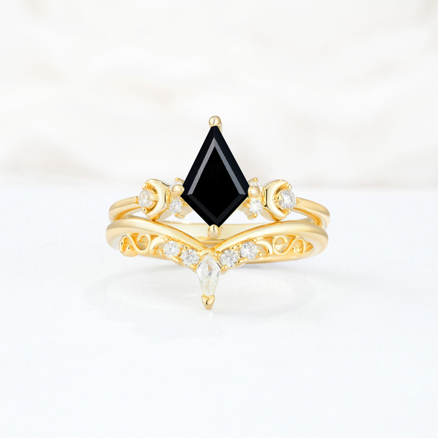 SR17118 Black Onyx Ring - Additional view