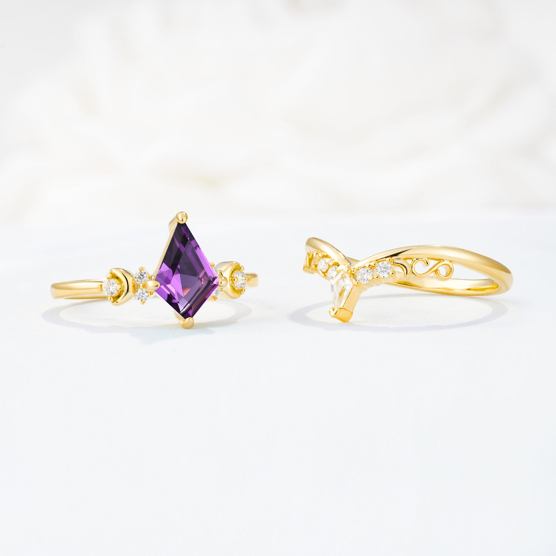 SR17118 Amethyst Ring - Additional view