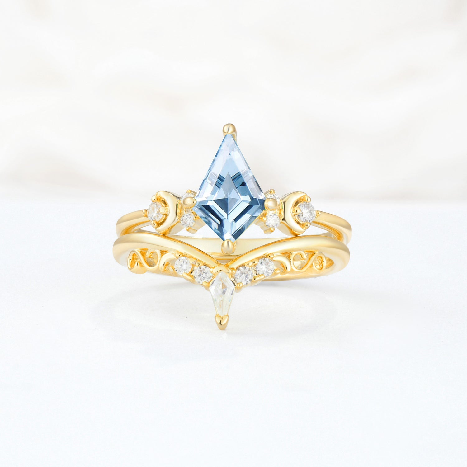 SR17118 Aquamarine Ring - Additional view