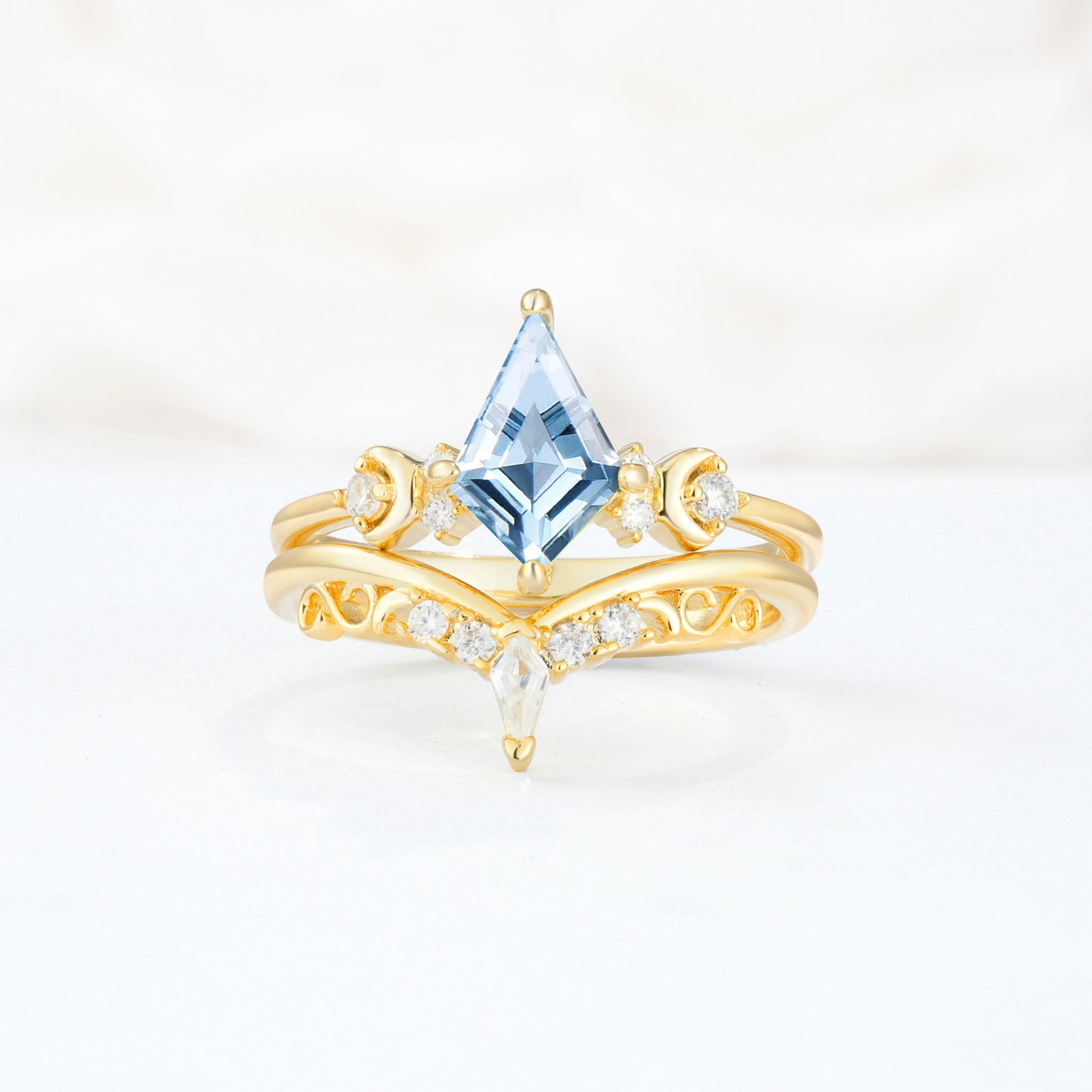 SR17118 Aquamarine Ring - Additional view