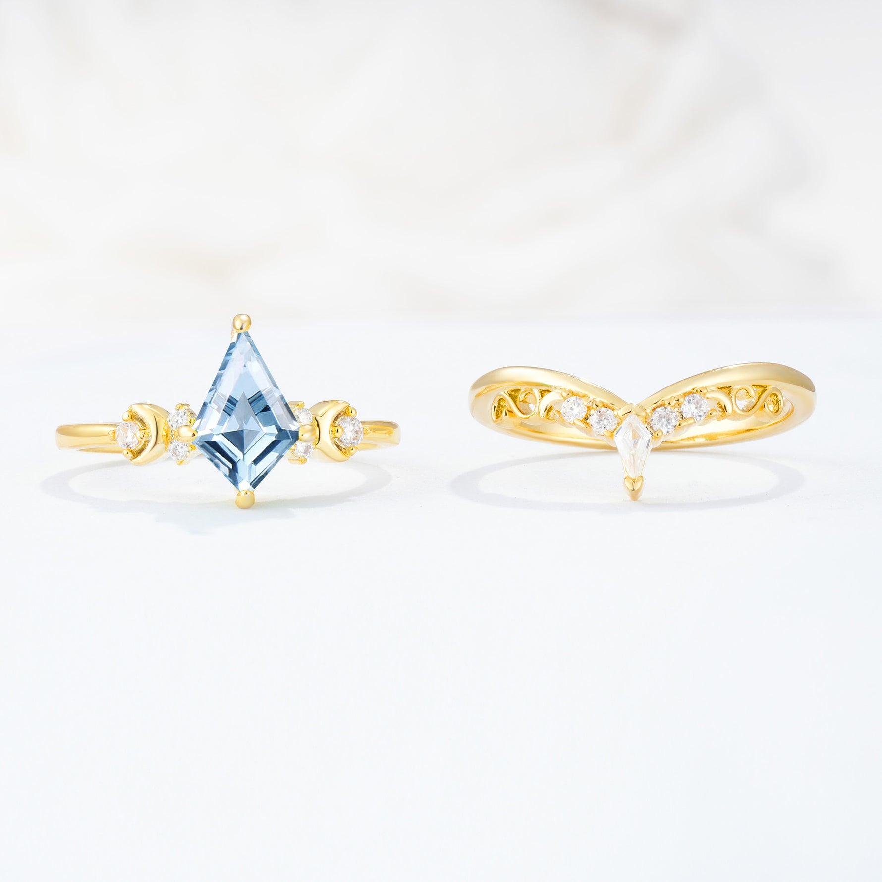 SR17118 Aquamarine Ring - Additional view