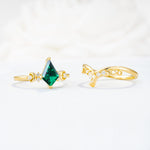 SR17118 Emerald Ring - Additional view