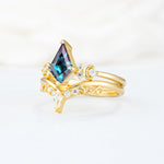 SR17118 Alexandrite Ring - White-Gold