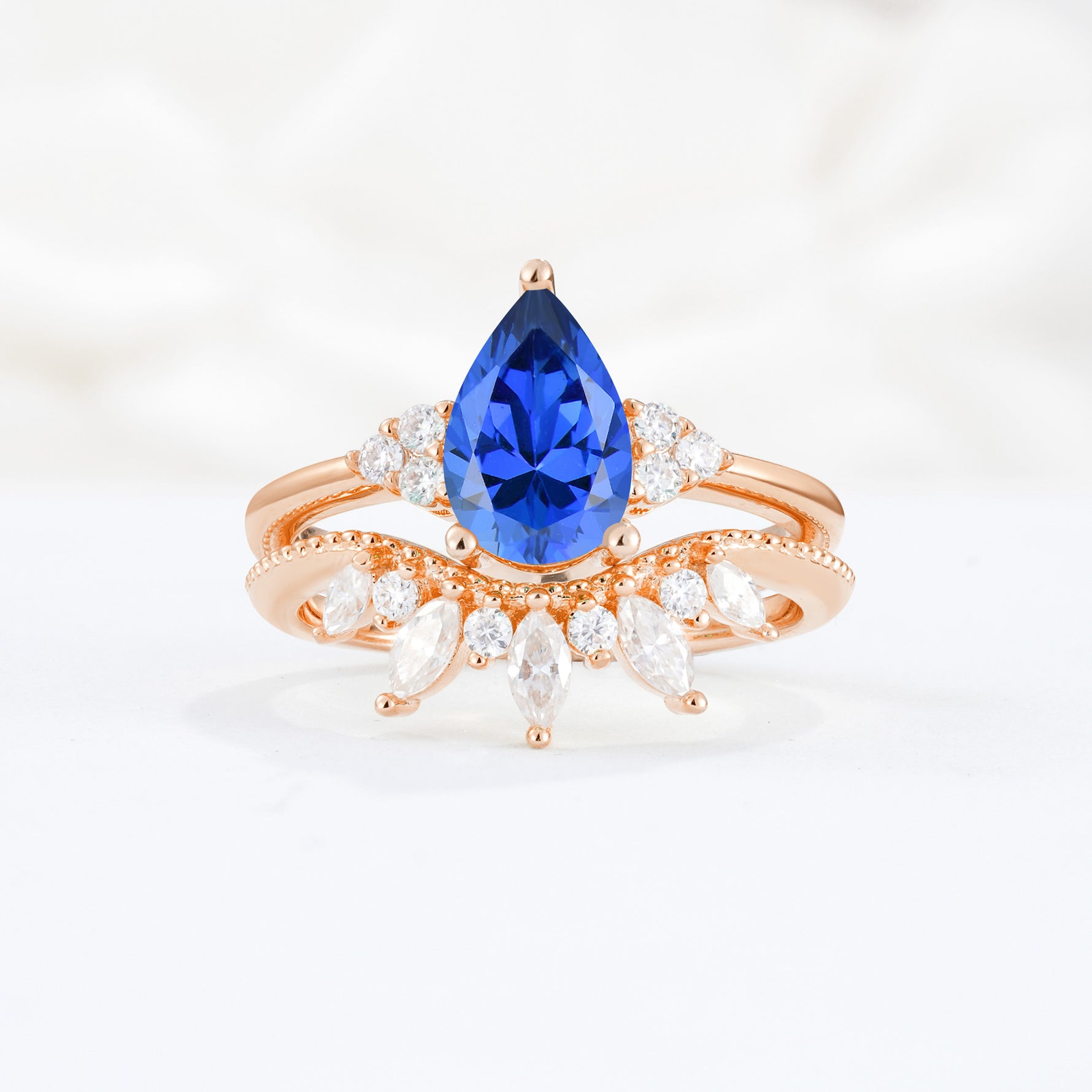 SR17119 Sapphire Ring - Additional view