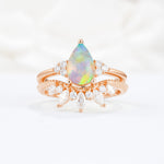 SR17119 Fire Opal Ring - Additional view