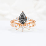 SR17119 Black Rutilated Quartz Ring - Additional view