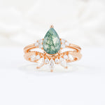 SR17119 Moss Agate Ring - Additional view