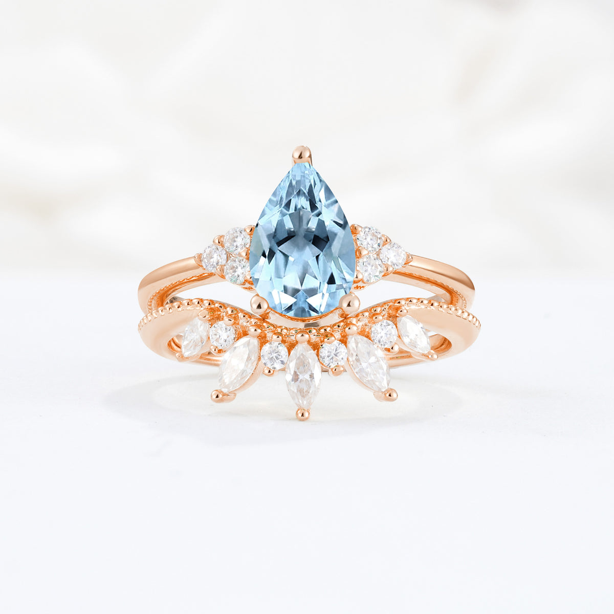 SR17119 Aquamarine Ring - Additional view